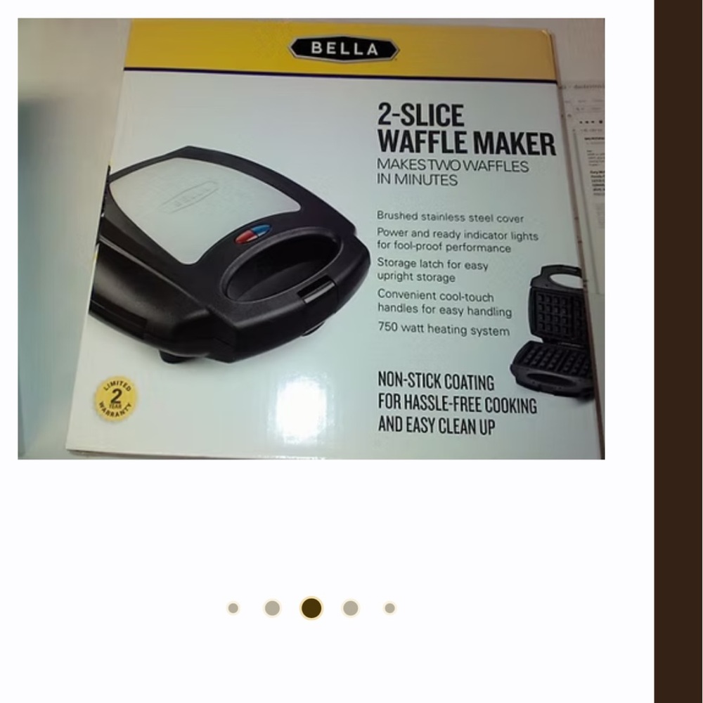 Bella slice waffle maker - Picture 5 of 6